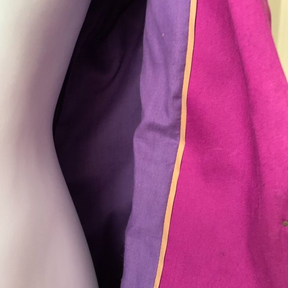 🇪🇸 ZARA magenta cotton blazer size M - Picture 6 of 11